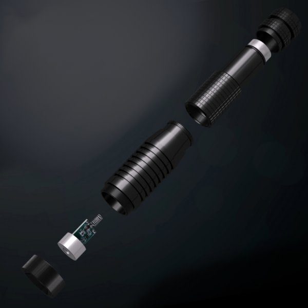1000mW verde Bold puntatore laser fascio
